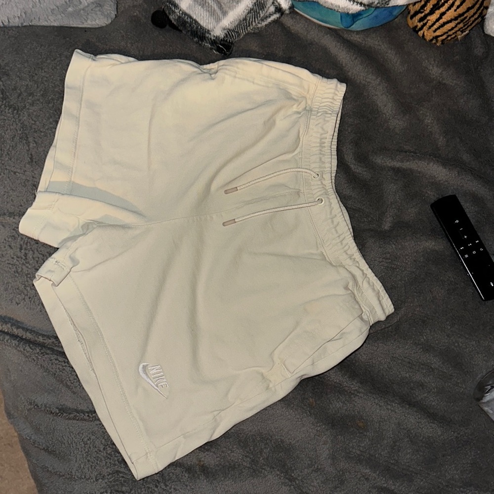 Cream Nike Shorts